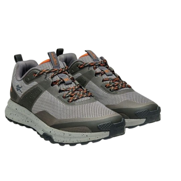 Kuru Mens ATOM TRAIL Athletic Sneaker Size 10.5 Lead Gray Orange Spice NIB